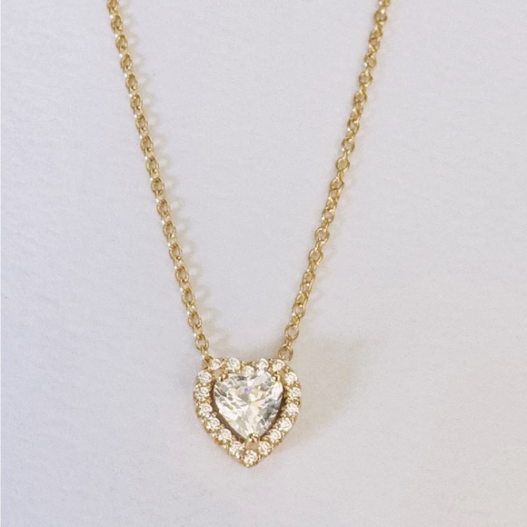 Pandora Jewelry - NEW❗️Pandoras 14k Solid Gold Elevated Heart Necklace 17.5” or 16.5”